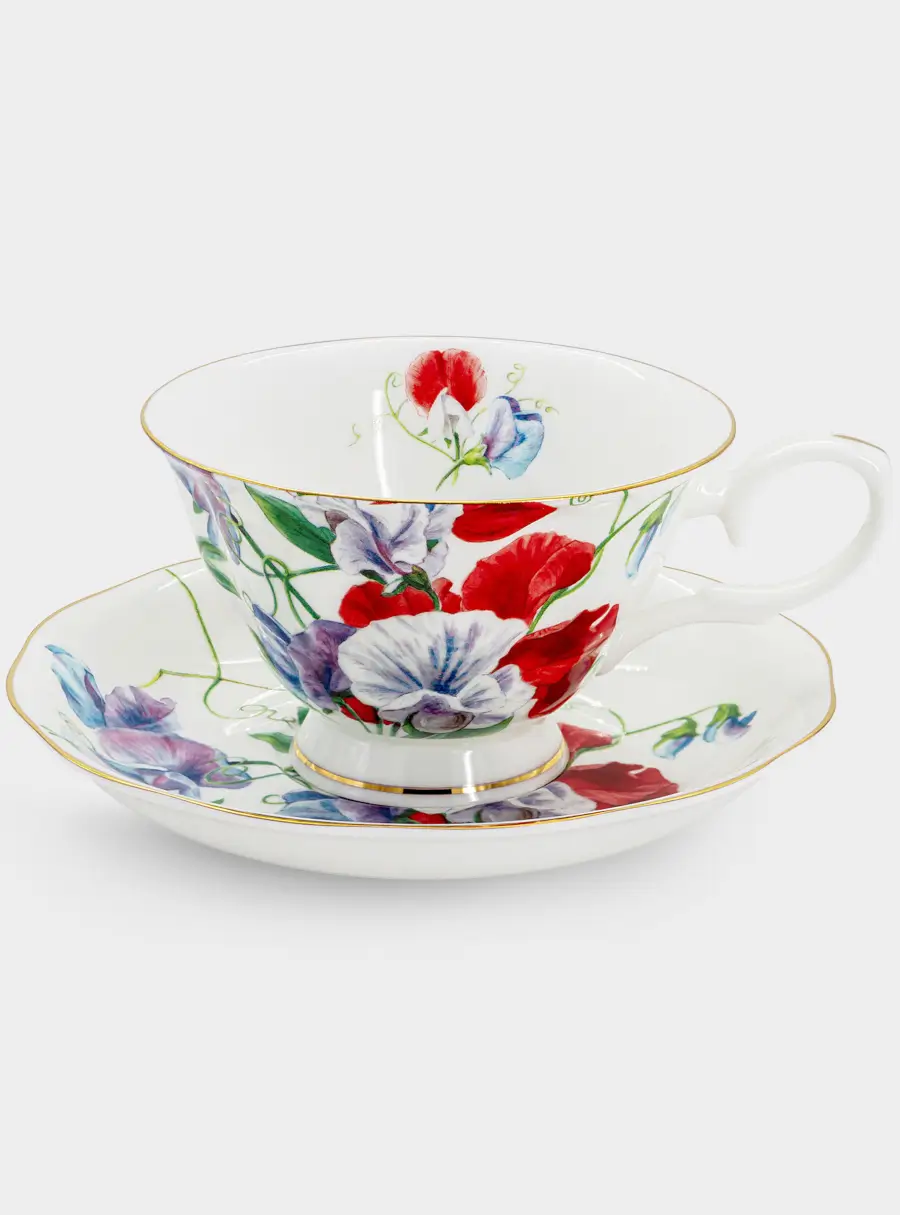 Набор чайный, 2 перс, 4 пр, Душистый горошек ,image-1