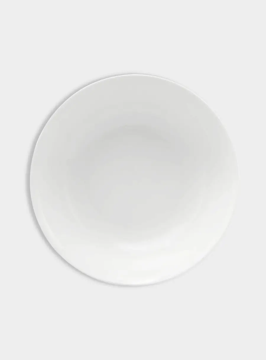 Тарелка суповая, 20х6 см, фарфор P, белая, White Basics ,image-1