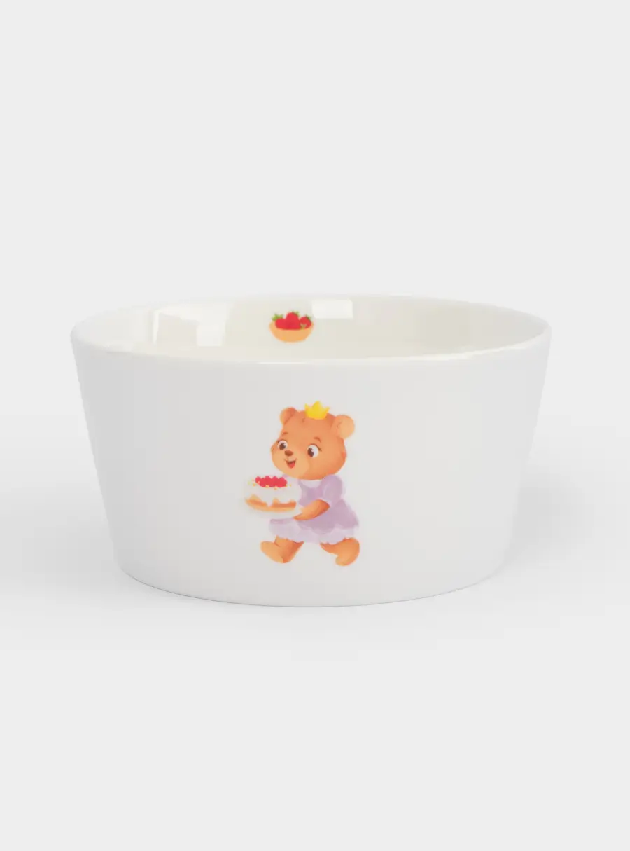 Набор посуды, детский, 1 перс, 3 пр, фарфор N, белый, Сказочные животные, Fabulous animals, image-4