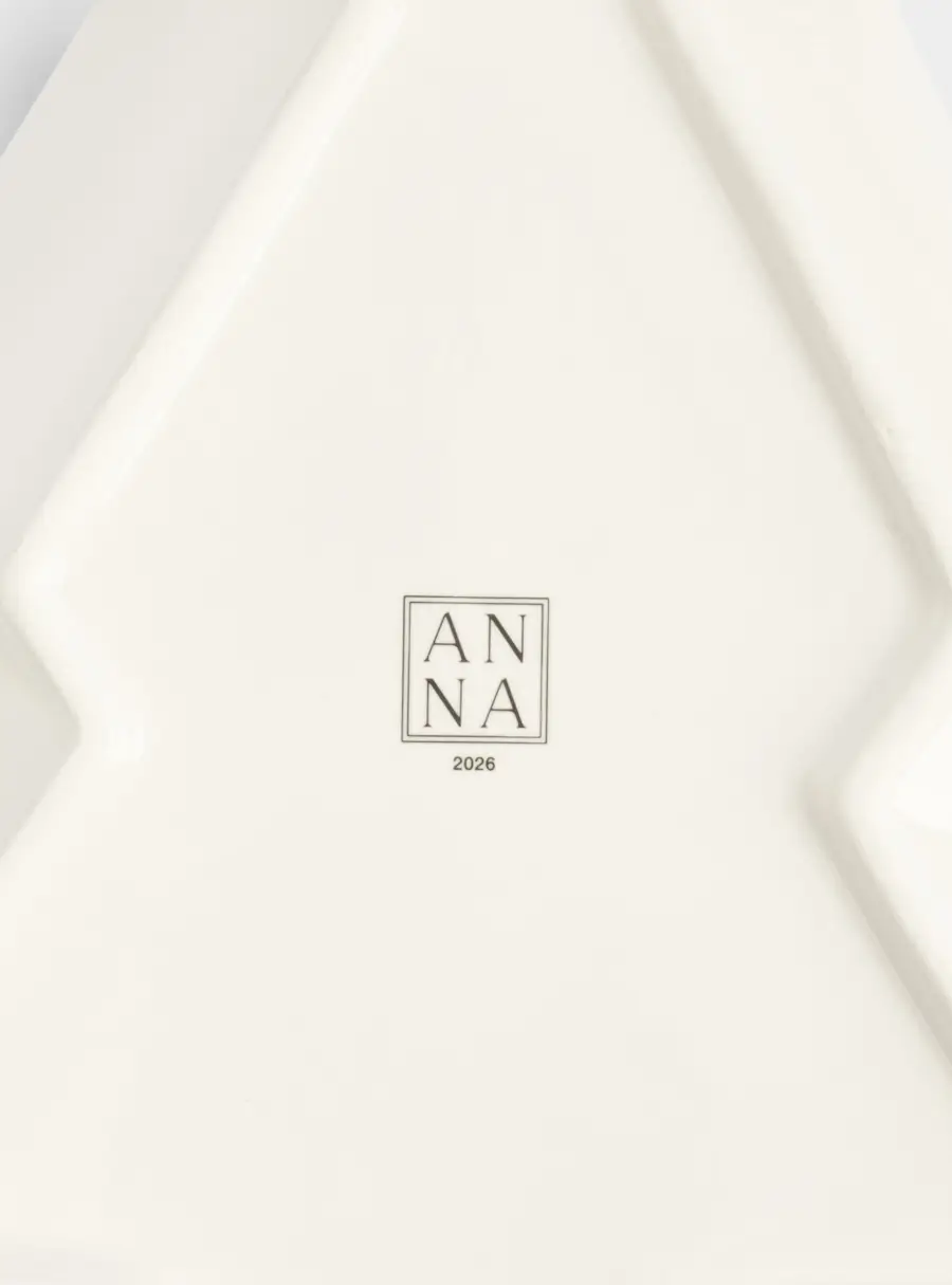 Блюдо, 30х27 см, керамика, красное, Лошадка у елки, Festival, image-5