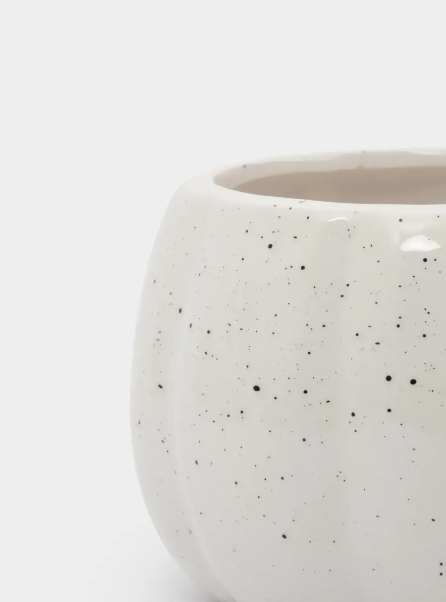 Кружка, 520 мл, керамика, белая, в крапинку, Тыква, Light pumpkin ,image-3