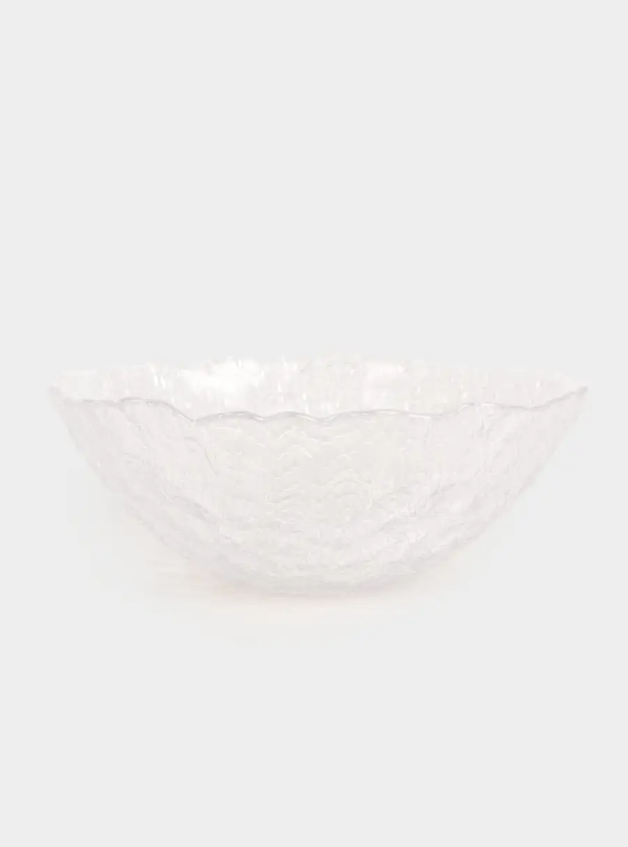 Салатник, 25х10 см, 1,8 л, стекло Р, Ripples ,image-0