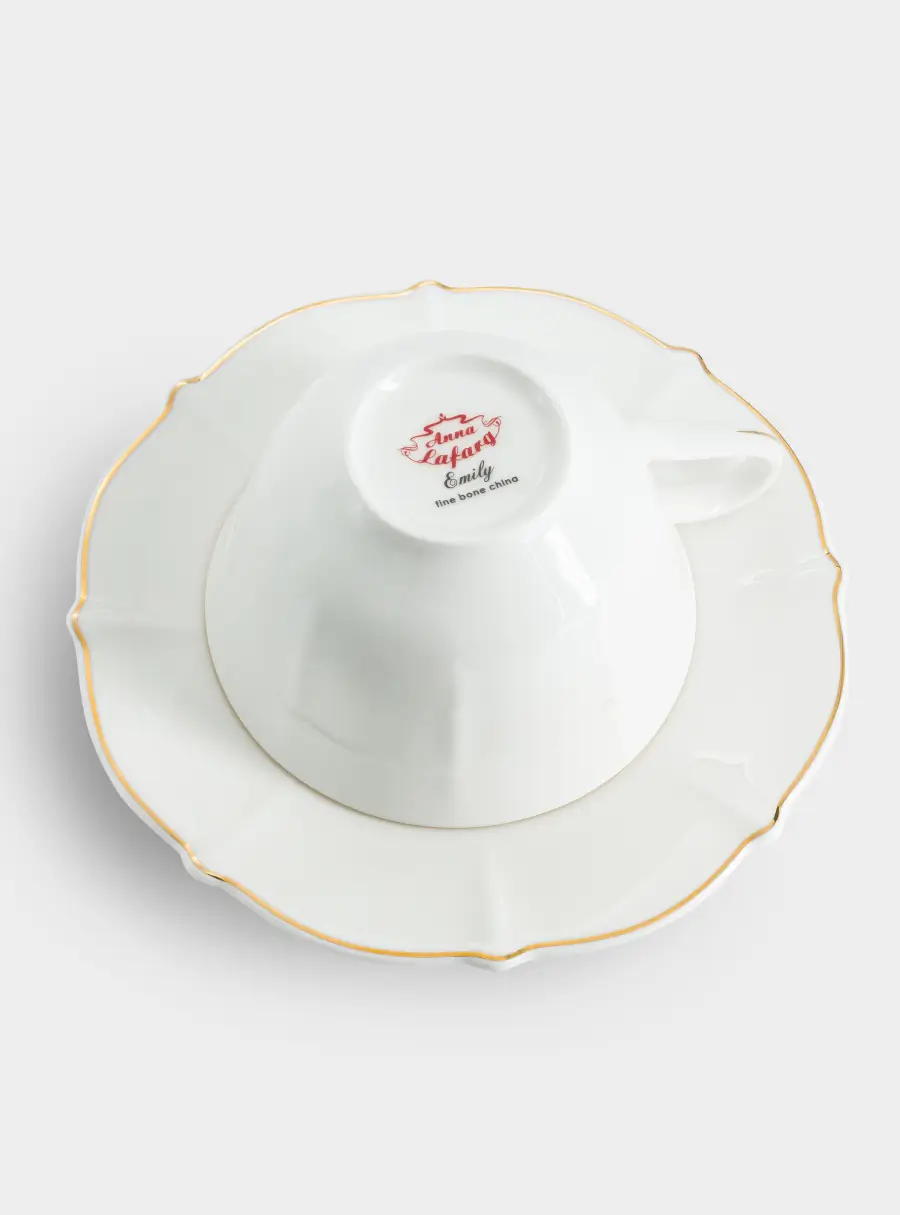 Чашка с блюдцем, 250 мл, Лотос ,image-3