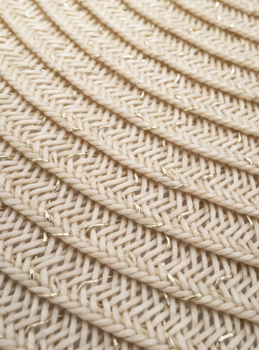 Салфетка под приборы, 38 см, полипропилен, круглая, молочно-бежевая, Matera ,image-2