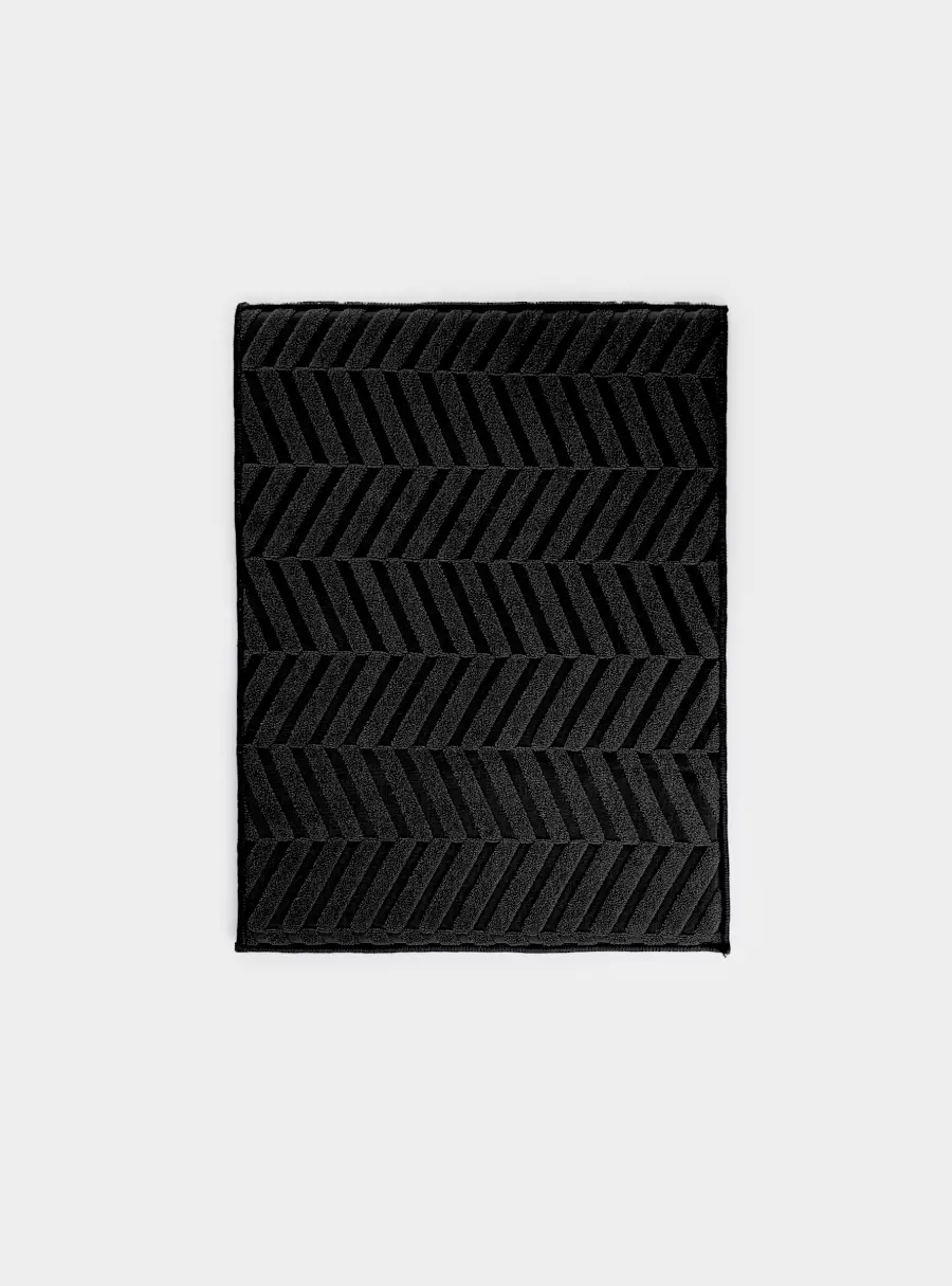 Коврик для сушки посуды, 30x40 см, полиэстер, черный, Dry black ,image-0