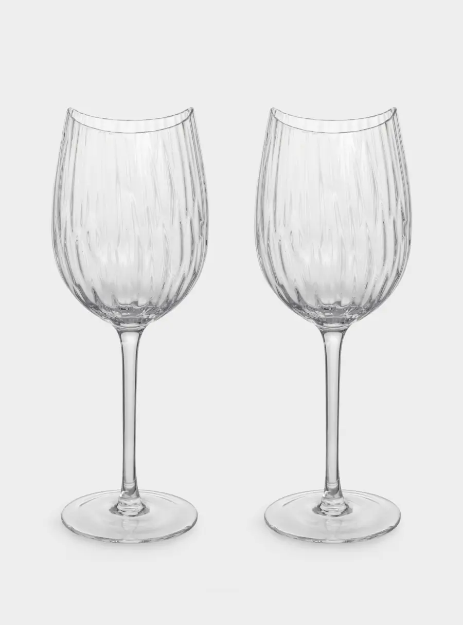 Бокал для белого вина, 400 мл, 2 шт, кристальное стекло, Violin