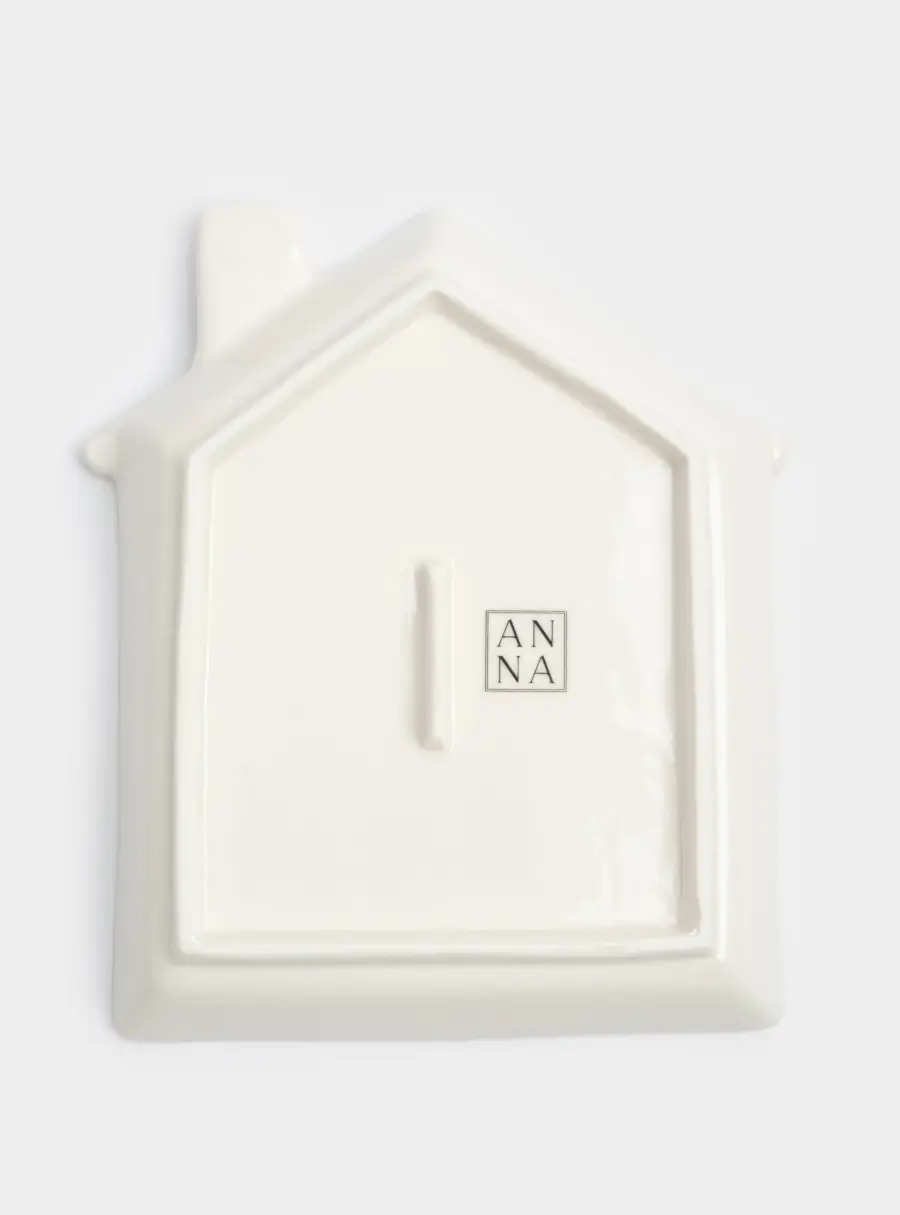 Блюдо, 19x16x3 см, фарфор P, бело-золотистое, Дом, Townlet, image-7