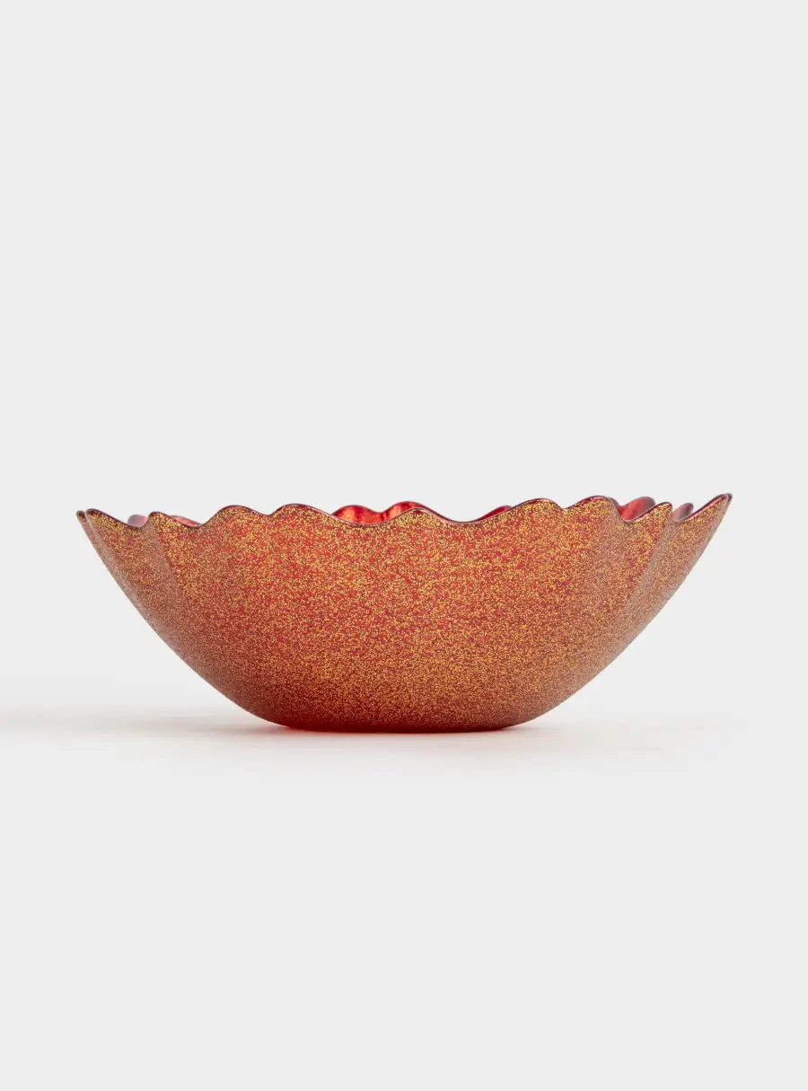 Салатник, 16х5 см, 450 мл, стекло, красный, Seville ,image-4