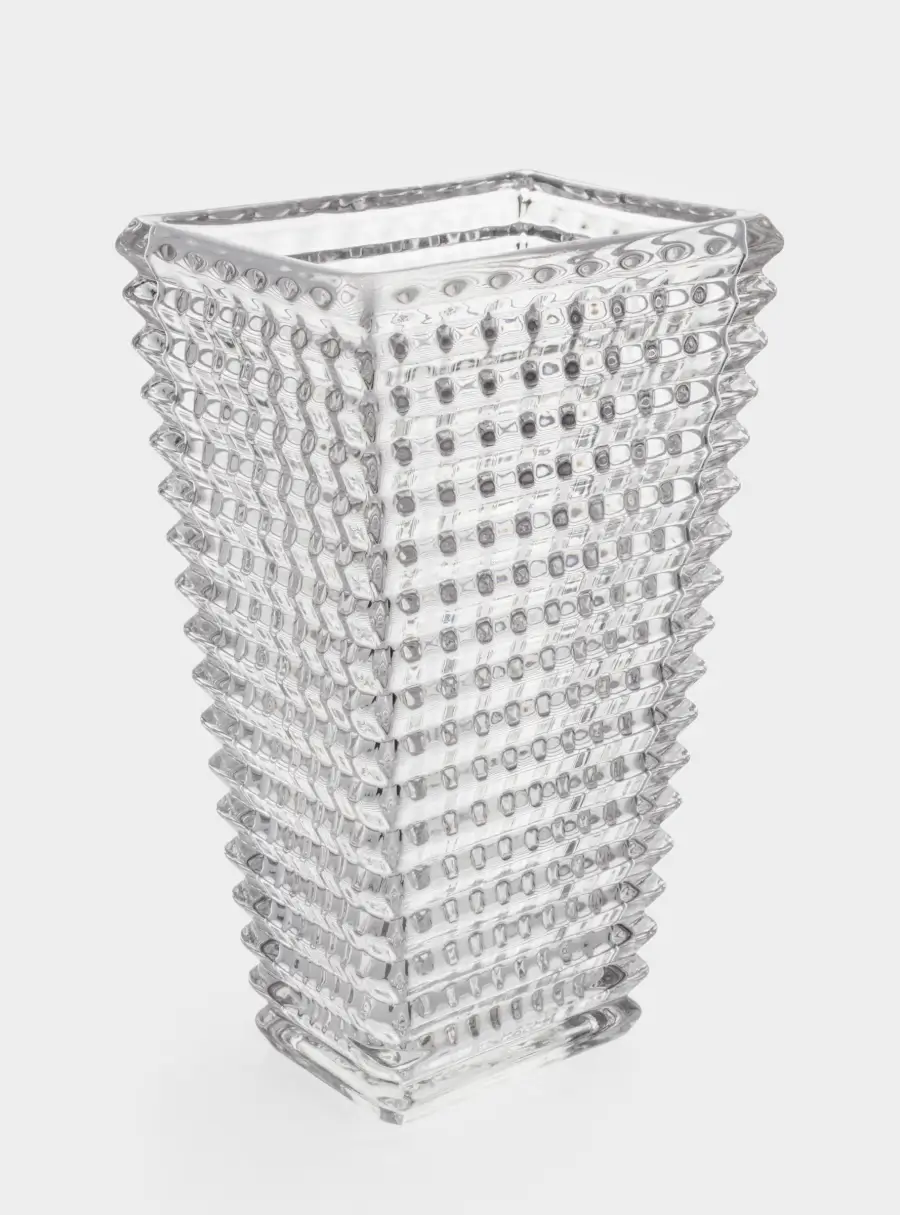 Ваза для цветов, 28 см, стекло Р, серая, Traviata ,image-3