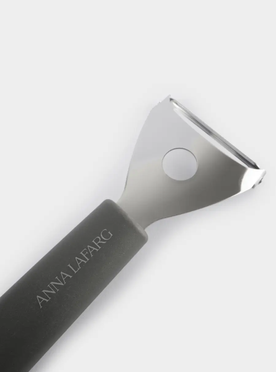 Овощечистка, 18 см, Т-образная, сталь/пластик, графитовая, Multi ,image-3