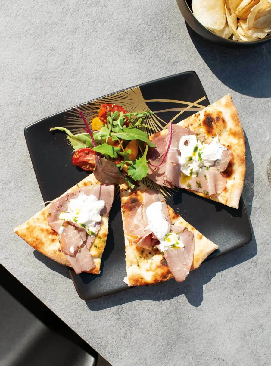 Тарелка, 21х21 см, 4 шт, керамика, черный, Singapore, image-10