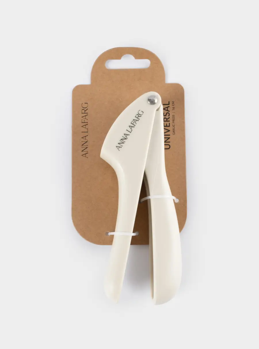 Пресс для чеснока, 16 см, пластик/сталь, серо-бежевый, Universal, image-6