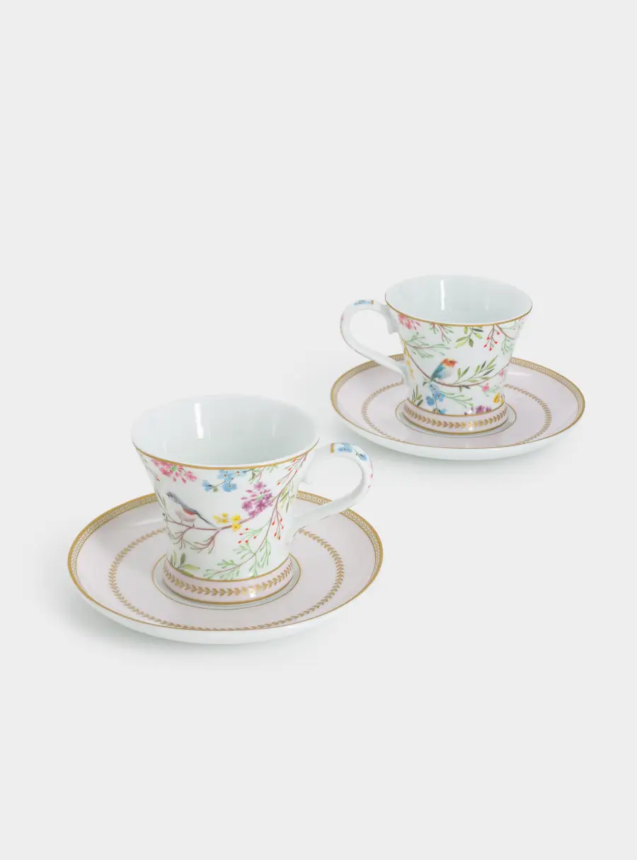 Набор чайный, 2 перс, 4 пр, Пение птиц ,image-0