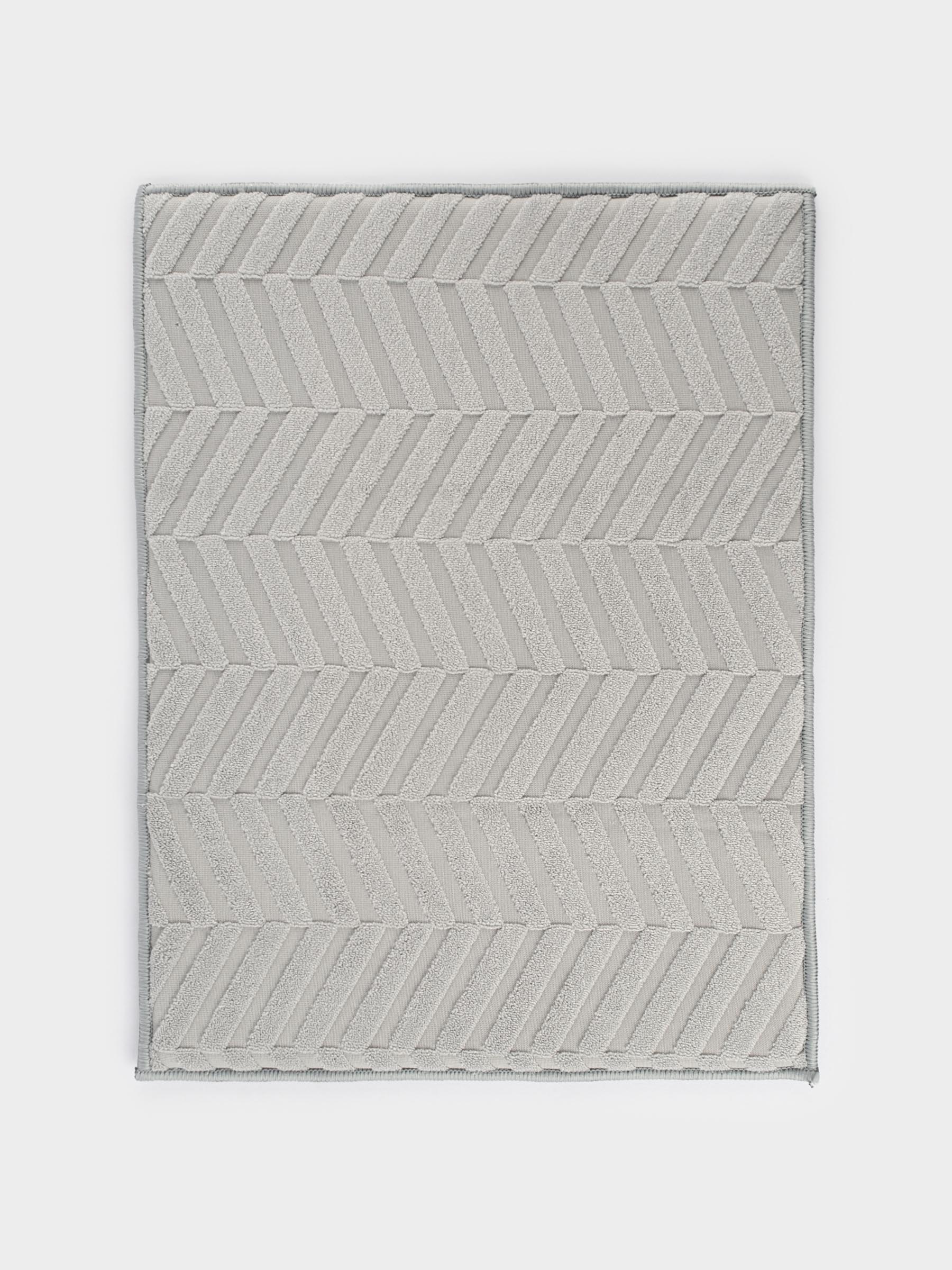 Коврик для сушки посуды, 30x40 см, полиэстер, серый, Dry grey, image-1