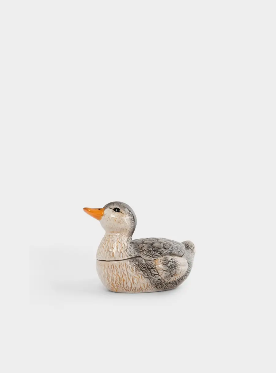 Сахарница, 11 см, 220 мл, с ложкой, керамика D, Утка, Duck ,image-2