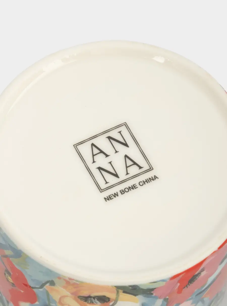 Кружка, 380 мл, фарфор N, с золотистым кантом, Акварельные цветы, Floristics, image-5