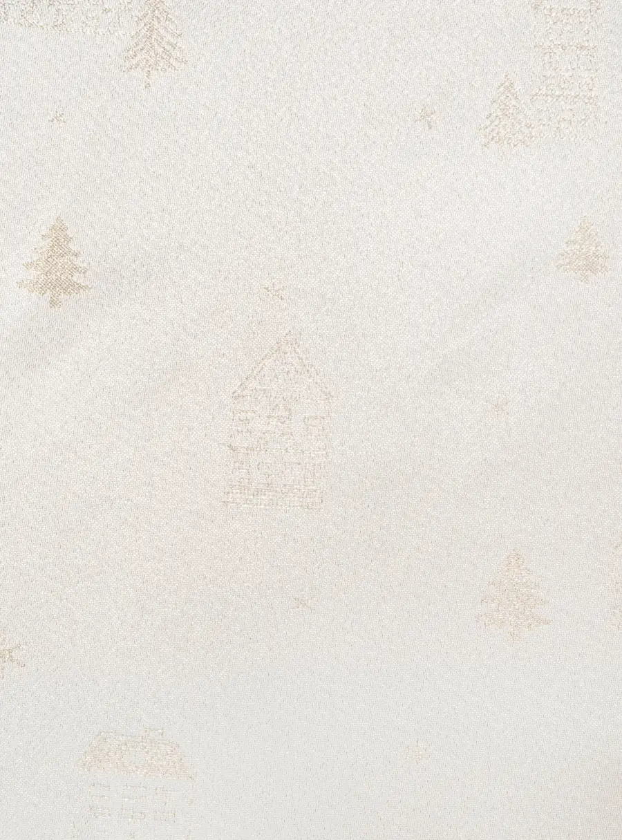 Дорожка настольная, 40х160 см, жаккард, полиэстер, молочная, Золотистые дома, Townlet ,image-1