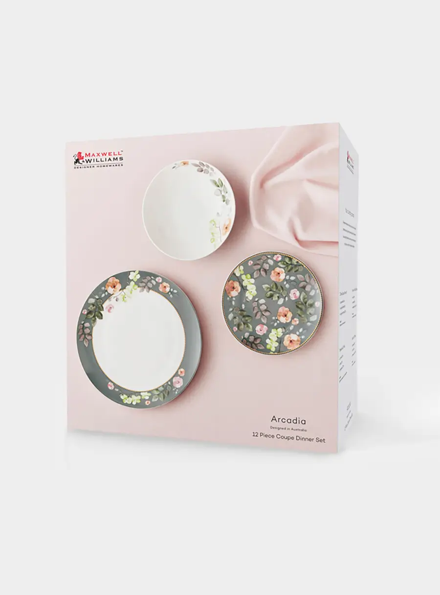 Набор обеденный, 12 пр, Arcadia, зелёный, image-6