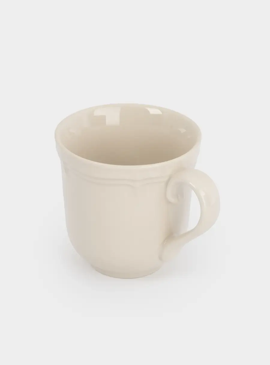 Кружка, 360 мл, фарфор P, молочная, Rustic ,image-2