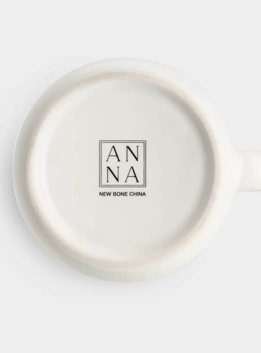 Кружка, 400 мл, фарфор N, белая, Зеленые ветки, Herbarium, image-4