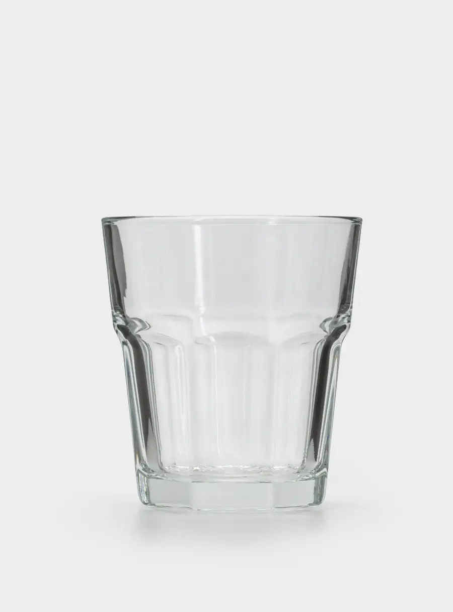 Стакан, 9 см, 300 мл, стекло, Граненый ,image-1