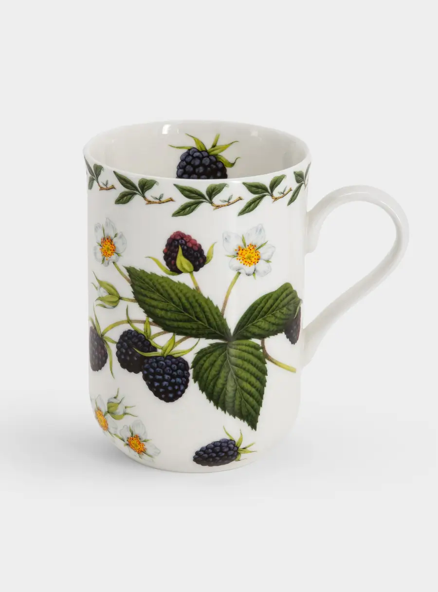 Кружка, 300 мл, фарфор F, белая, Ежевика, Orchard Fruits ,image-0