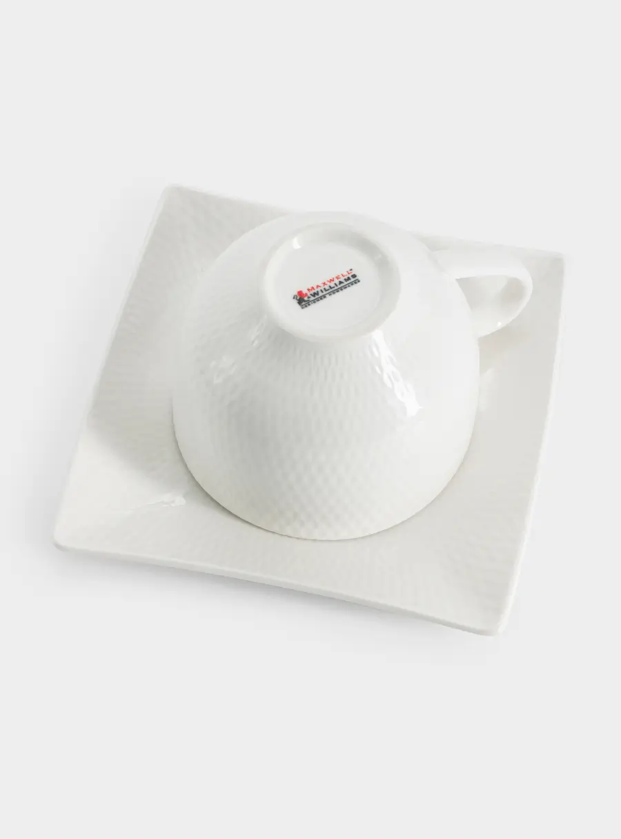 Чашка с блюдцем, 220 мл, квадратная, Даймонд ,image-3