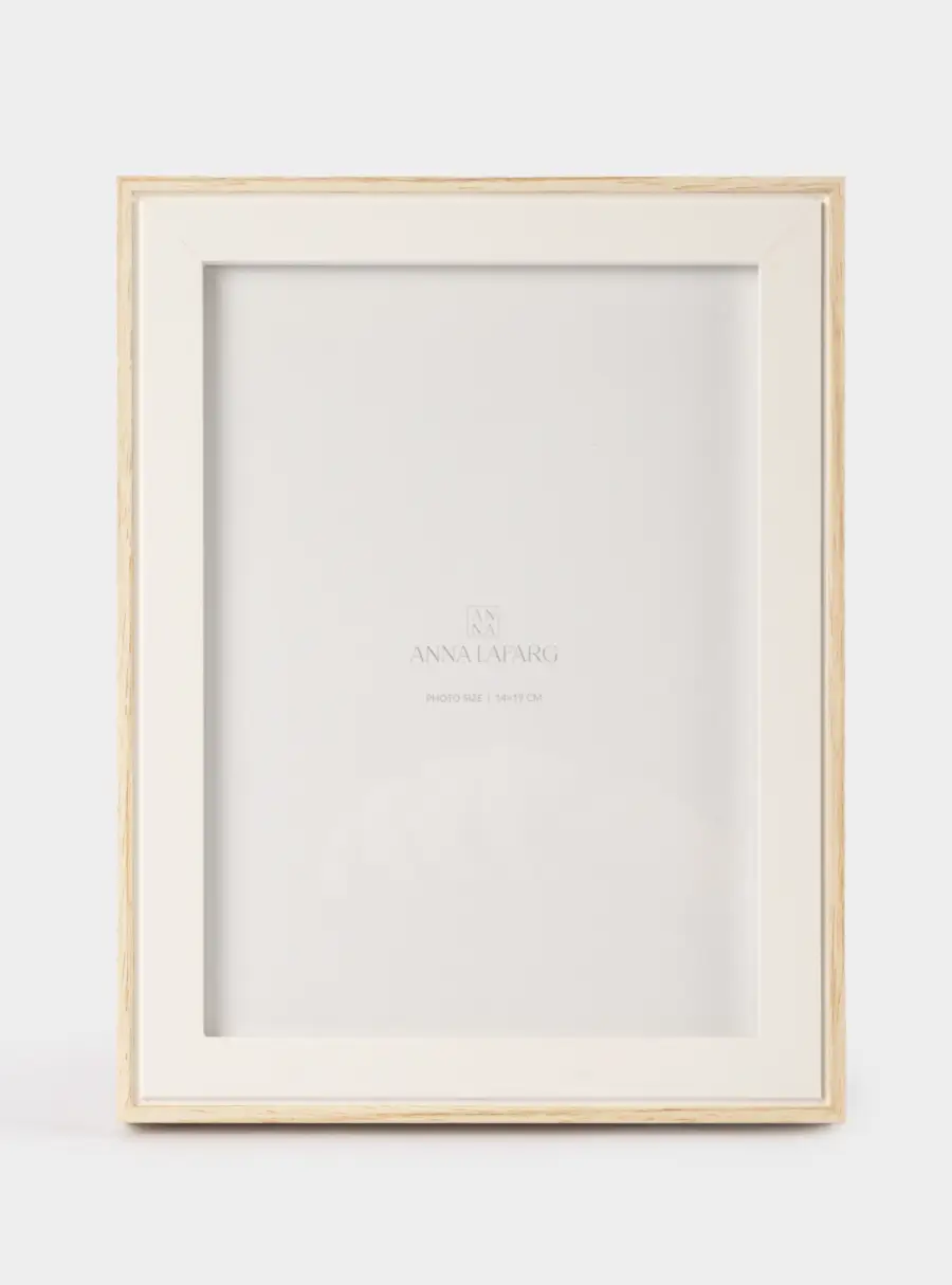 Фоторамка, 17х22 см, МДФ/стекло, бежевая, Deco, image-2