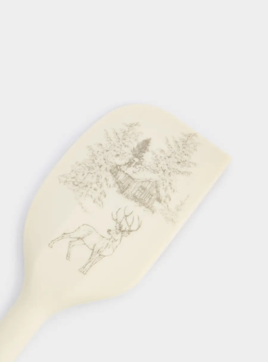 Набор для выпечки, 3 пр, скалка/лопатка/форма, силикон/дерево/сталь, Олень в лесу, Maral grey ,image-3