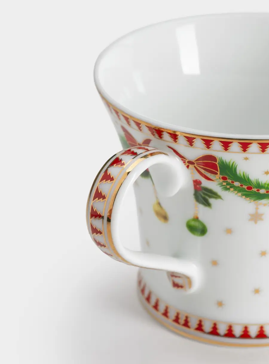 Пара чайная, 1 перс, 2 пр, 200 мл, фарфор P, белая, Щелкунчик и фея, Magie de Noel, image-4