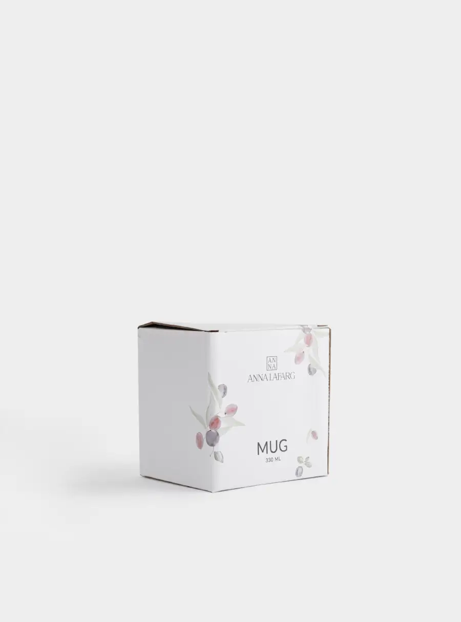 Кружка, 330 мл, керамика, белая, Сливы, Plum Orchard, image-6