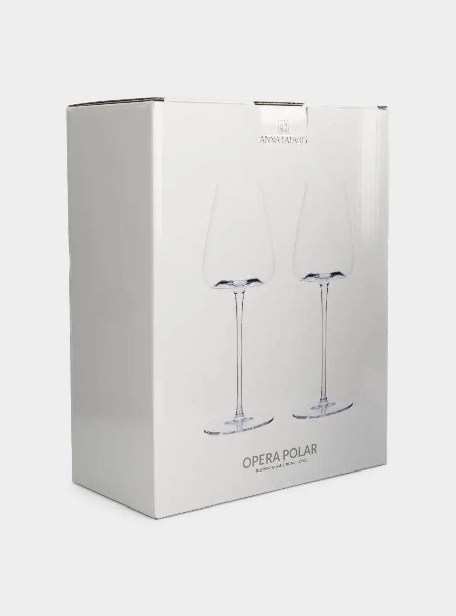 Бокал для красного вина, 480 мл, 2 шт, кристальное стекло, перламутр, Opera polar, image-5