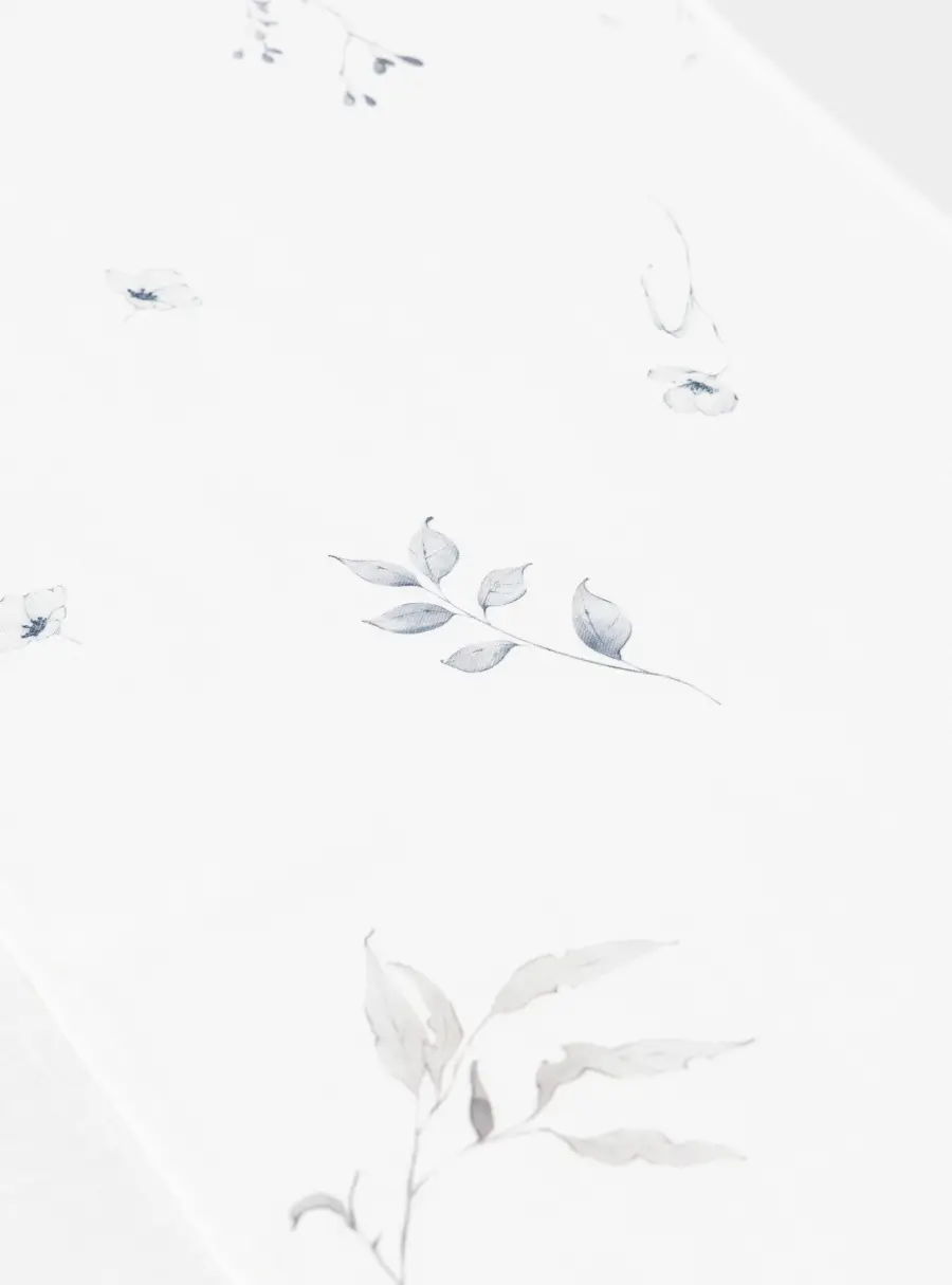 Дорожка настольная, 40х160 см, полиэстер, молочная, Полевые цветы, Flower melody ,image-3