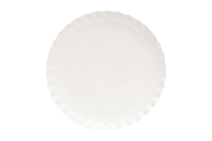 Тарелка закусочная Onde, белая, 19 см