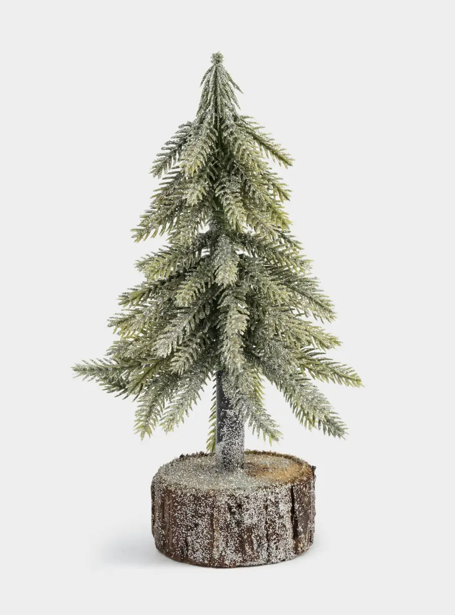 Ель искусственная, 20 см, полиэтилен, серебристая, New year  ,image-0