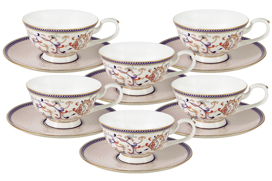 Чайный набор Королева Анна, 6 персон, 12 предметов