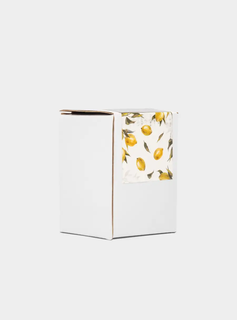 Емкость для соли или перца, 8 см, фарфор P, желтая, Лимон, Limoncello, image-5