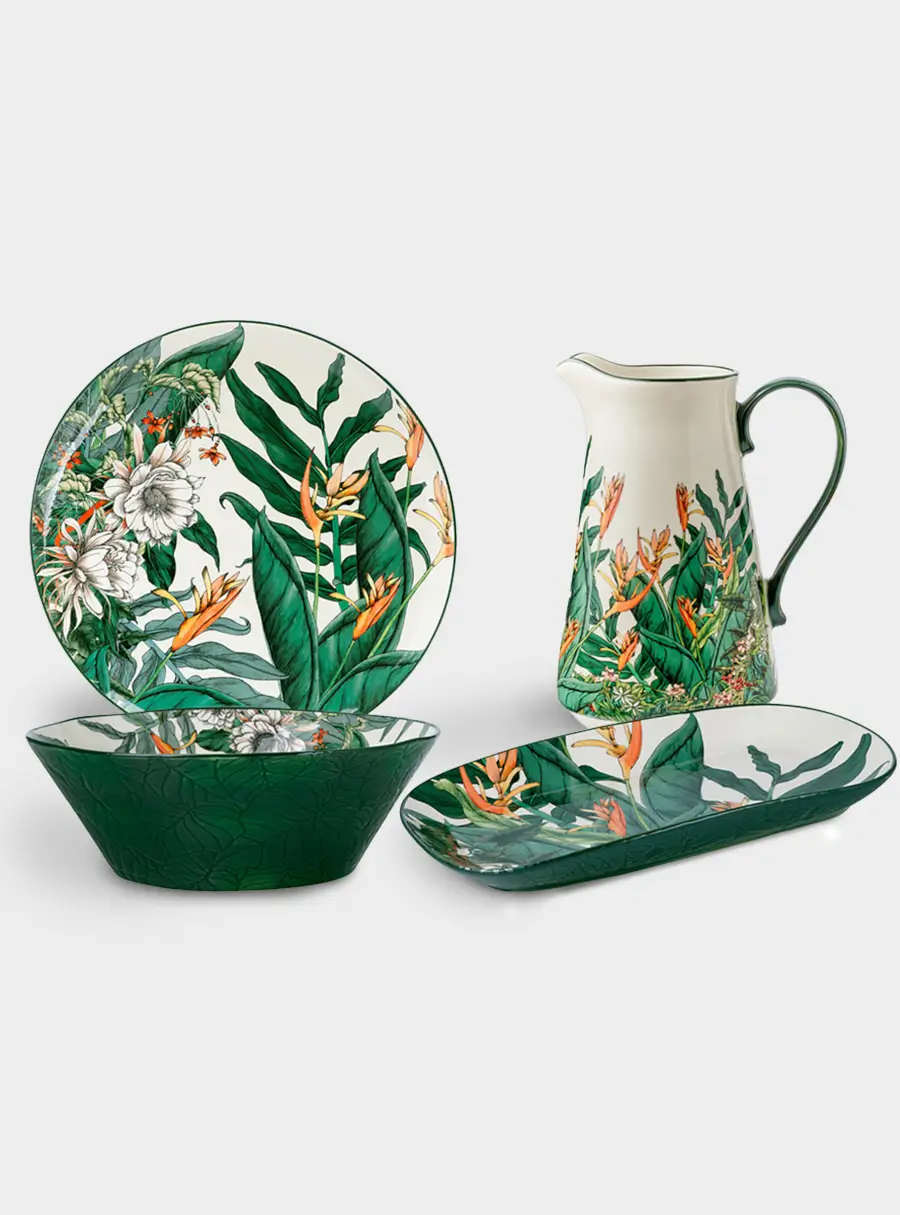 Блюдо, 35x19 см, овальное, Ночной сад ,image-3