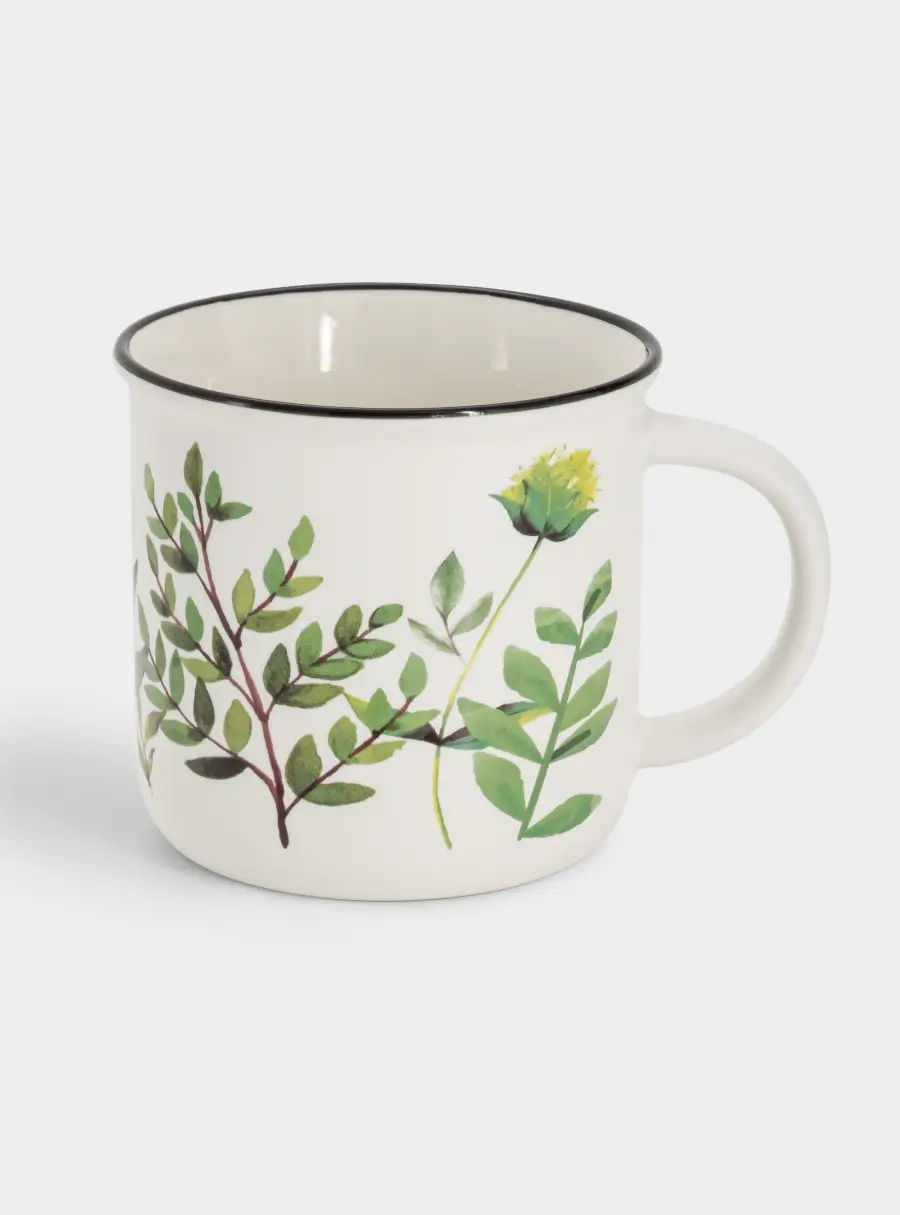 Кружка, 400 мл, фарфор N, белая, Летний луг, Herbarium, image-0