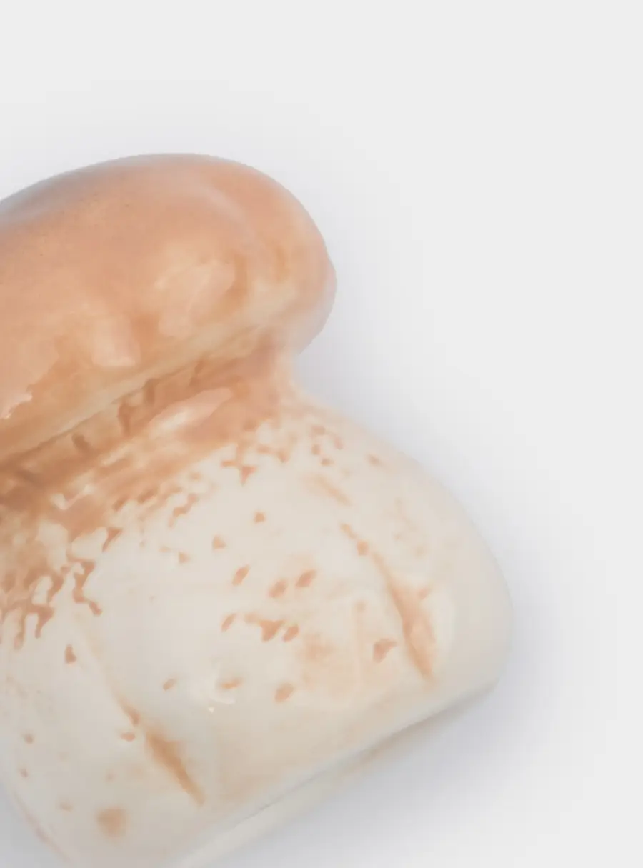 Емкость для соли или перца, 7 см, керамика, молочно-коричневая, Гриб, Autumn forest ,image-3