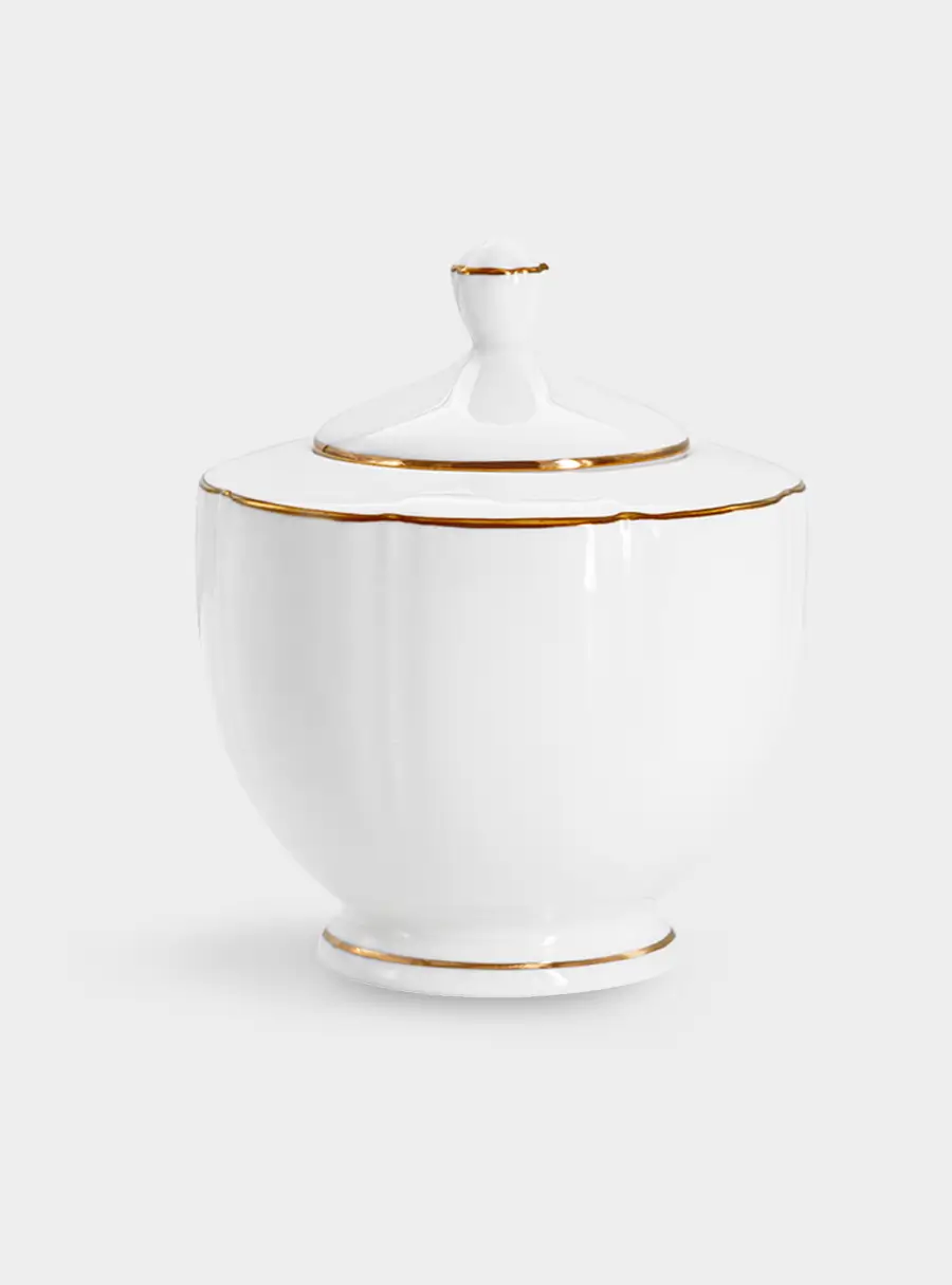 Сервиз чайный, 6 перс, 14 пр, золот., Лотос ,image-2