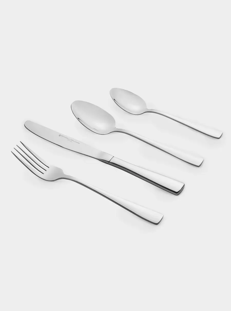 Набор столовых приборов, 16 пр, серебристые, Arden, image-0