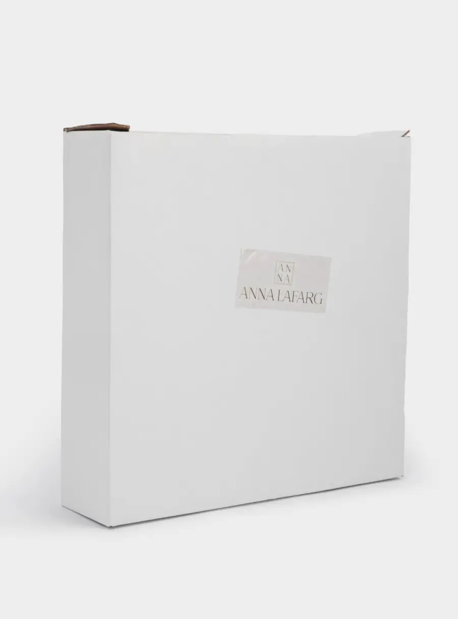 Блюдо, 18x22x4 см, керамика, бело-голубое, Снеговик в шапке и шарфе, Snowman, image-5