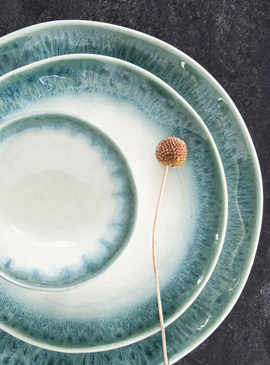 Тарелка обеденная, 26 см, голубая, Nuances ,image-3