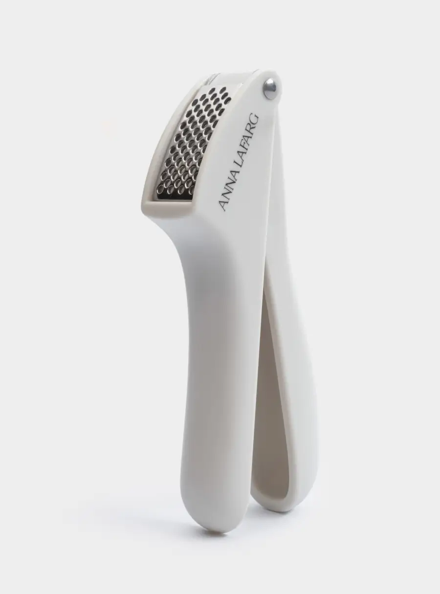 Пресс для чеснока, 16 см, пластик/сталь, серо-бежевый, Universal ,image-0