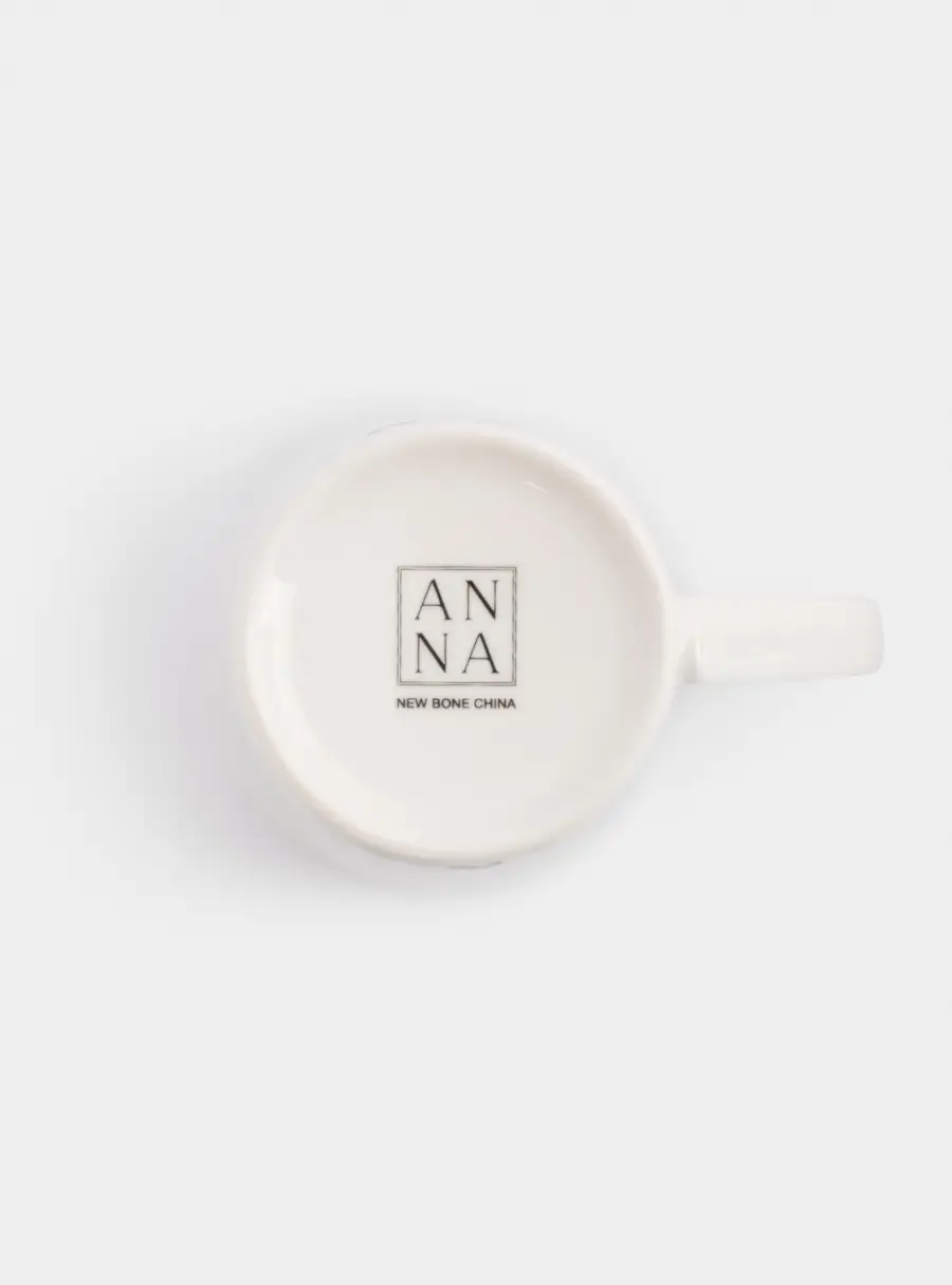 Кружка, 420 мл, 4 шт, фарфор N, белая, Цветы и листья, Primrose, image-4