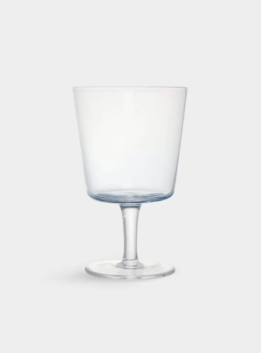 Бокал-кубок для вина, 320 мл, стекло, голубой, Soul ,image-1