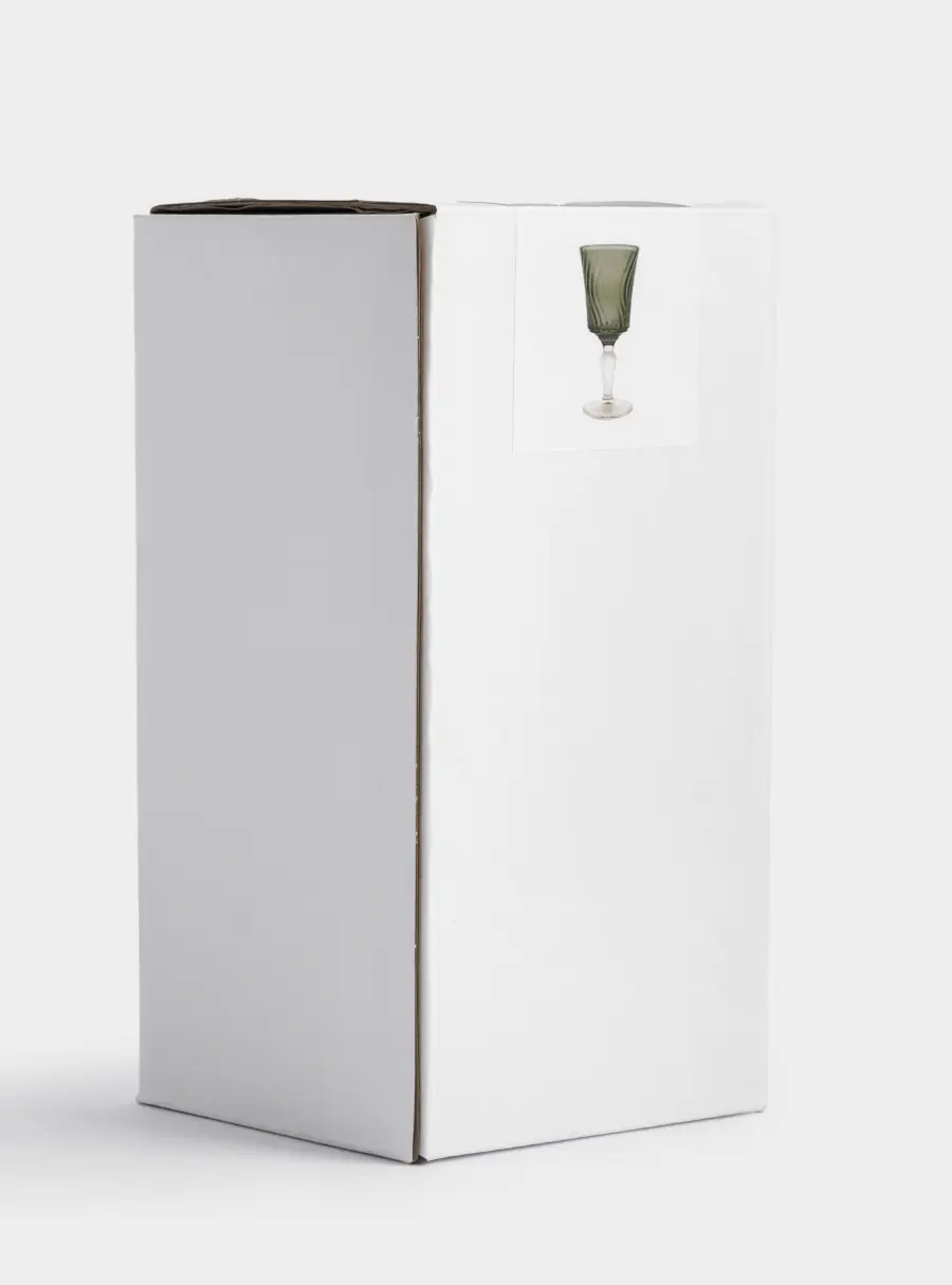 Бокал-кубок для вина, 270 мл, стекло Р, зеленый, Guitar, image-4