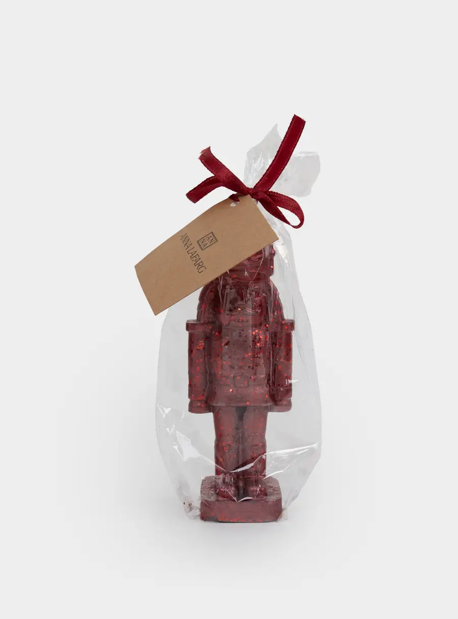 Свеча, 5x14 см, с блестками, красная, Щелкунчик, Nutcracker ,image-3
