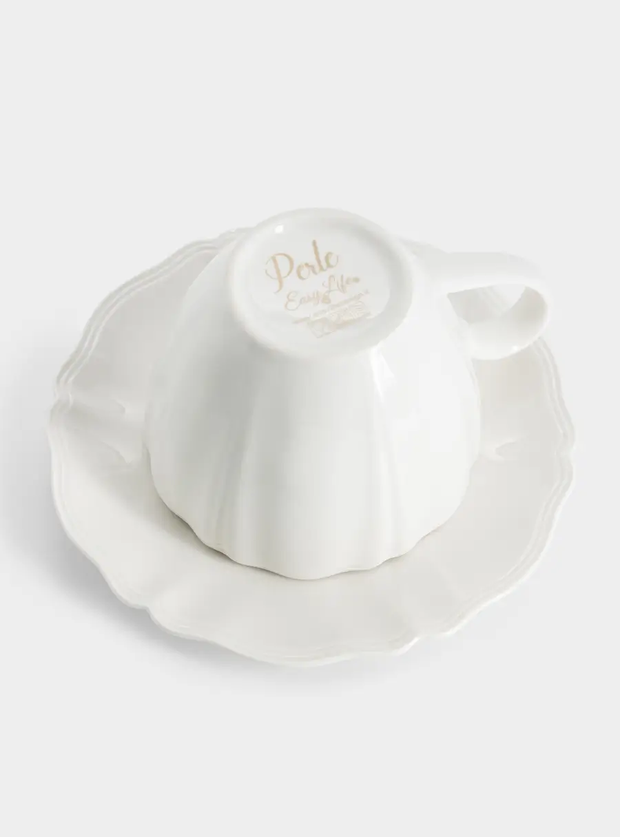 Чашка с блюдцем, 280 мл, Perle ,image-3